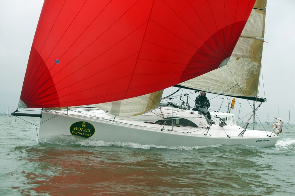 Solan Goose - SORC Round the Isle of Wight 2012 © Hamo Thorneycroft